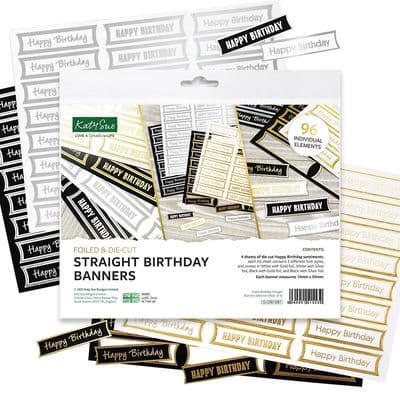 Katy Sue Straight Birthday Banners