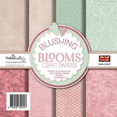 Polkadoodles Paper Pad - Blushing Blooms 6