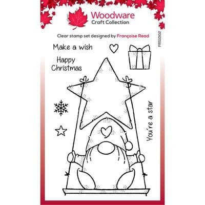 REDUCED Woodware Stamp Set - Star Gnome