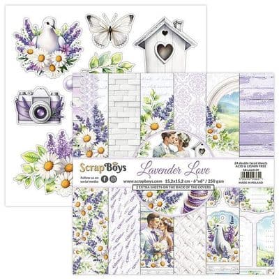 Scrap Boys - Lavender Love Paper Pad 6