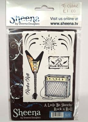 Sheena Douglass Stamp - Rock n Roll