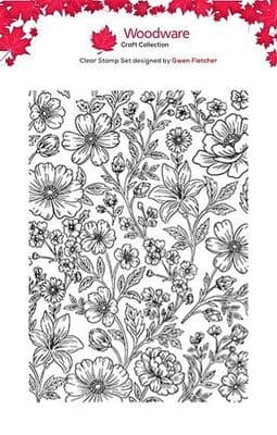 Woodware Stamp - Meadowsweet by Gwen Fletcher
