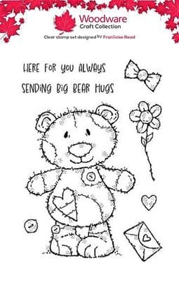 Woodware Stamp Set - Bertie Bear