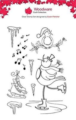 Woodware Stamp Set - Bob