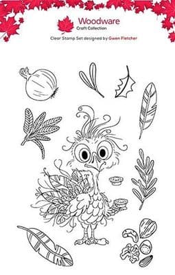 Woodware Stamp Set - Geoff