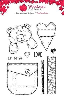 Woodware Stamp Set - Pocket Full of Love