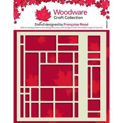 Woodware Stencil - Abstract Grid
