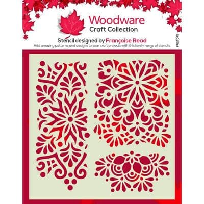 Woodware Stencil - Mandala Fragments