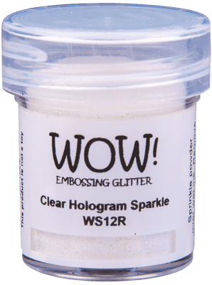 WOW! Embossing Glitter - Clear Hologram Sparkle