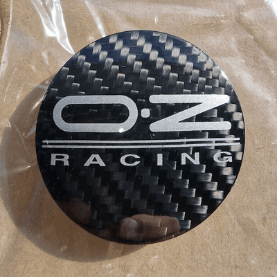 1x 59mm Genuine OZ Racing Wheel Centre Caps Hub Cover Carbon Acrylic M679