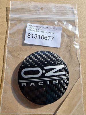 1x 62mm Genuine OZ Racing Wheel Centre Caps Hub Cover Carbon Acrylic M690/M595