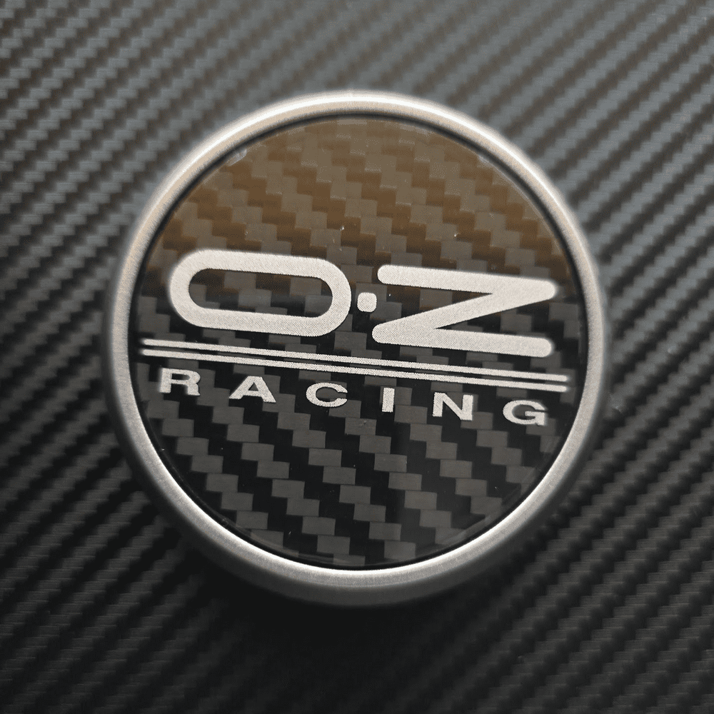 1x 67 5mm Genuine OZ Racing Wheel Centre Caps Hub Cover Carbon Acrylic M673