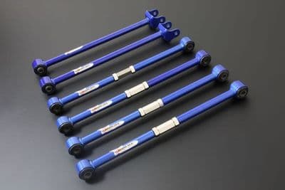 COROLLA 93-00 REAR LATERAL ARM + TRAILING ARM(HARDEN RUBBER) 6PCS/SET