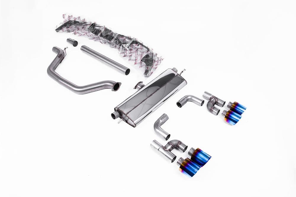 Golf Mk8 GTi Golf R Style Quad Outlet Systems - 245ps Non-GPF / USA ...