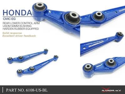HONDA CIVIC EG REAR LOWER CONTROL ARM-USDM 50MM (HARDEN RUBBER-OE STYLE ARM) 2PCS/SET