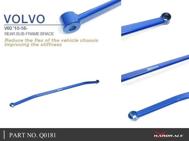 VOLVO V60 10-18 REAR SUB-FRAME BRACE - 1PCS/SET