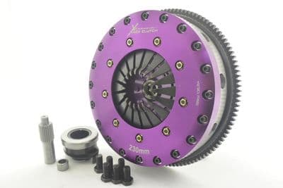 Xtreme Performance Clutch Kit - 230mm Organic Twin Plate Incl Flywheel Mazda MPS 3 or 5