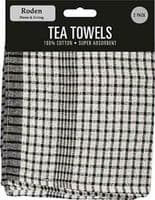 2 Pack Kitchen Tea Towels 100% Cotton Kitchen Drying Cloth 55cm x 45cm