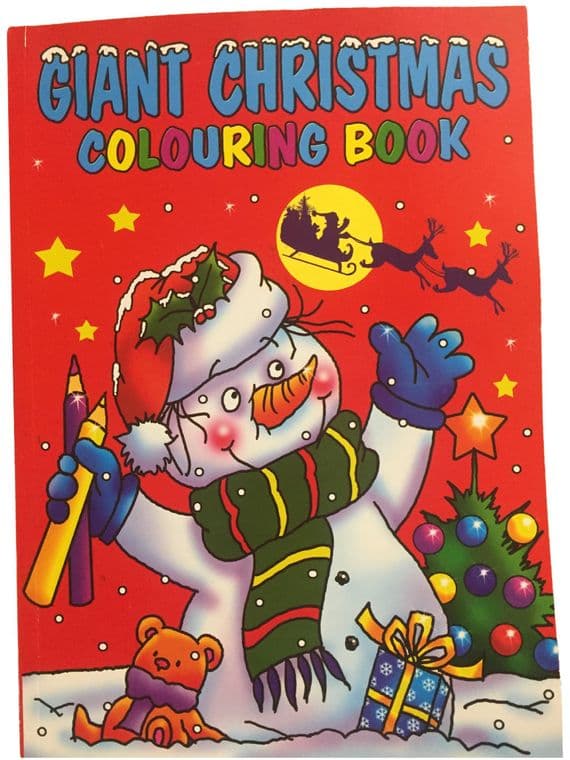 Giant Santa Claus Colouring Book Christmas fun colour book Kids Stocking Filler