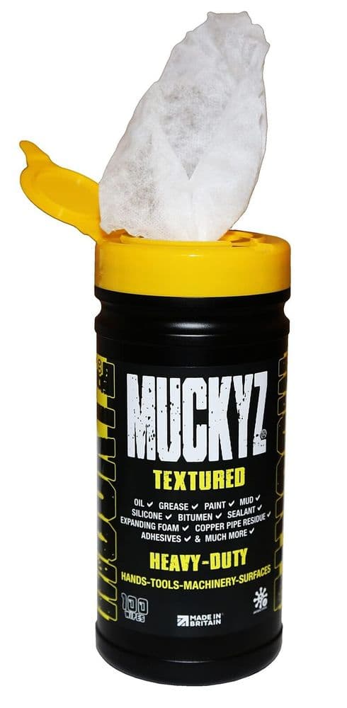 Muckyz Heavy Duty Industrial Cleaning Wipes - Textured Hand and Surface ...