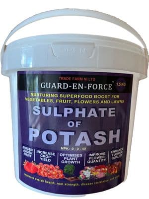 Sulphate of Potash 1.5KG Nurturing Superfood Boost for Fruit, Flowers & Lawns