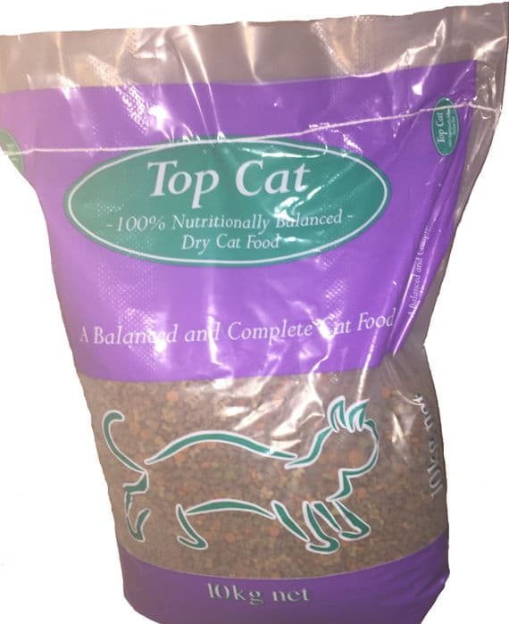 Top Cat 100% Nutritionally Balanced & Complete Dry Cat Food 10KG