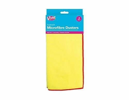 Vivid Microfibre Dusters - 3 Pack 30cmx30cm