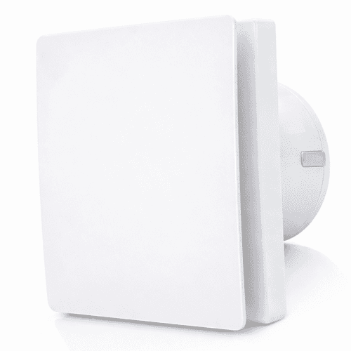 100mm Bathroom Extractor Fan with back draught and Timer – Quiet 4” Wall & Ceiling Ventilation Fan
