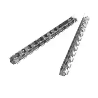 1M x 2M Black Opaque PVC Curtain Set