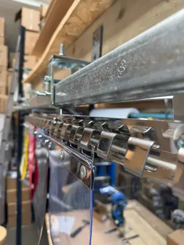 2.4MX3M CRW Sliding PVC Strip Curtain Kit