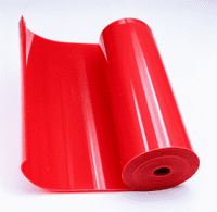 2mm x 200mm PVC Strip Curtain Kit Translucent Red