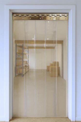 3mm x 300mm PVC Strip Curtain Kit Heavy Duty