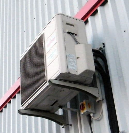 Aircon split Condensing unit Wall Bracket Large 550mm Arm