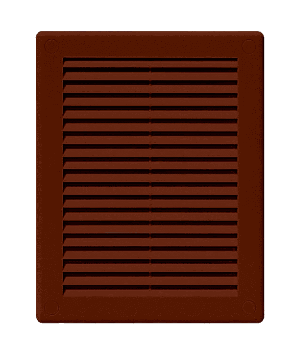 Air Vent Grille Brown Wall Ducting Ventilation Cover Grid