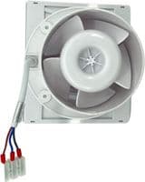 AirTech-UK 100mm (4 Inch) Black Glass Bathroom Extractor Fan with Humidistat & Timer – Silent Ventil