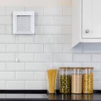 AirTech-UK Quiet Bathroom Extractor Fan with Pull Cord – 100mm (4 Inch) Wall Mounted Ventilation Fan