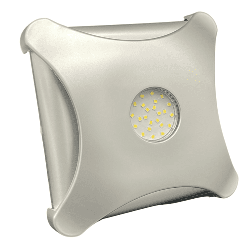 AirTech-UK Silent Bathroom Extractor Fan with LED Light – 100mm / 4 Inch Wall or Ceiling Ventilation