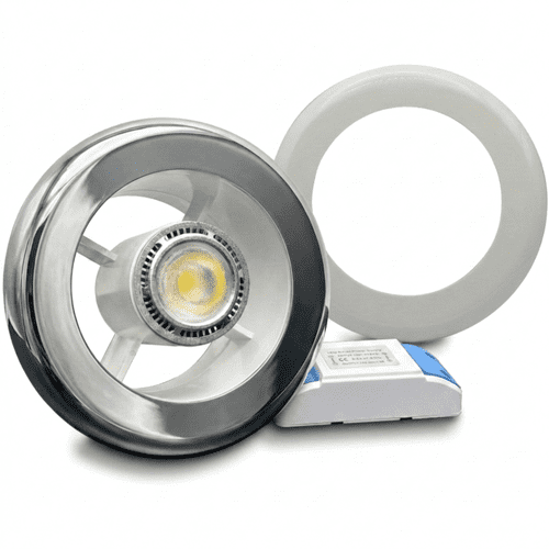 Airvent With LED Light and Transformer 3W 4" 100mm