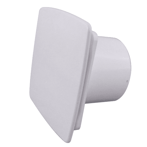 Bathroom Extractor Fan 100mm/4" White Plastic Front Option of Timer Pull cord Humidity Sensor