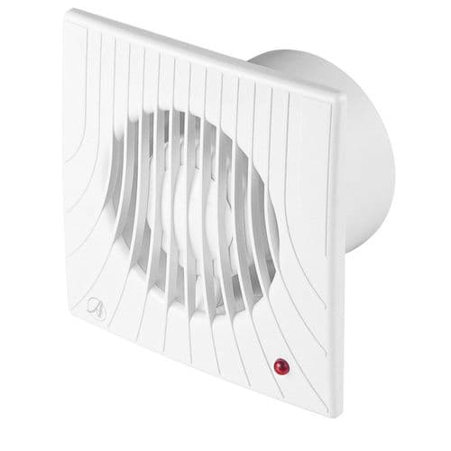 Bathroom Extractor Fan Low Noise Energy Efficient 100mm Modern Ventilator Shower Kitchen Pull Cord