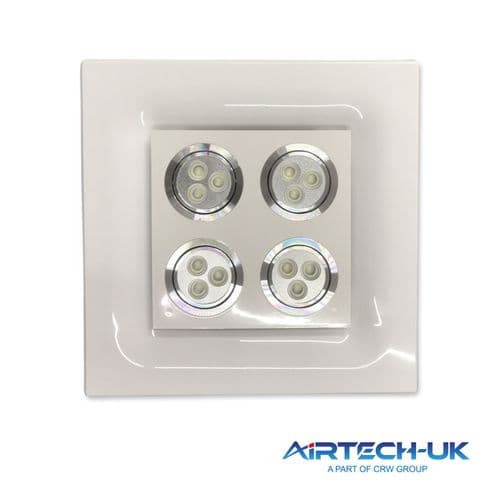 Bathroom Kitchen Ceiling Extractor Fan with LED 100mm 4" (4925)