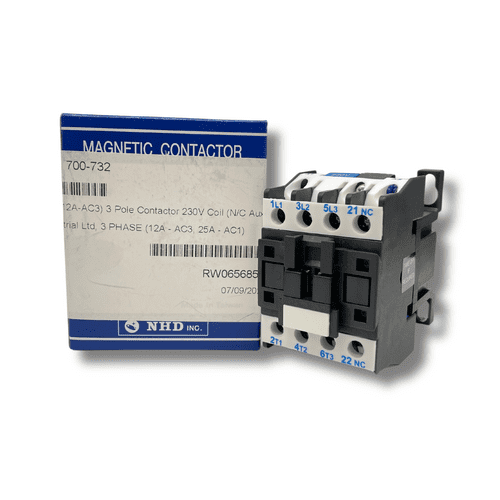 Contactor (12A-AC3, 25A-AC1) Normally Closed