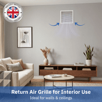 CRW Fixed Louvre Grilles, Aluminum with Screen - Black