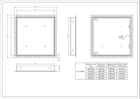 Best Beaded Steel Plasterboard Access Panel Inspection Hatch Plasterboard Steel Access Panel Beaded Frame Inspection Hatch Push Lock Door