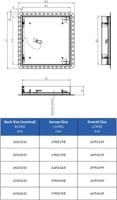 CRW Tape In Steel Access Panel, 15 mm Plasterboard- 450 mm x 450 mm