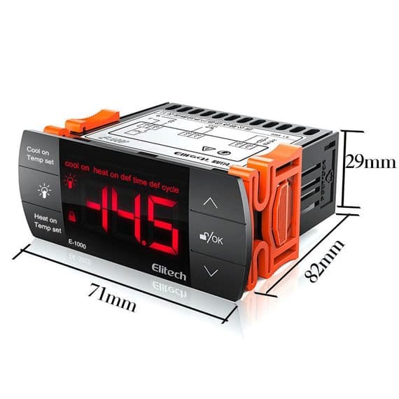 Elitech AllPurpose Aquarium Temperature Controller E1000