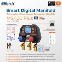 Elitech MS-100 Plus Digital Manifold Gauge | HVAC Refrigeration Tool