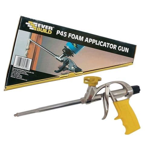 EVERBUILD P45 EXPANDING FOAM APPLICATOR GUN CARTRIDGE DESIGN