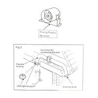 FlowMax Essential Bathroom Extractor Fan Kit Shower with LED Light and Timer