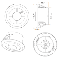 FlowMax Force  Bathroom Extractor Fan Kit – With LED Light and Timer